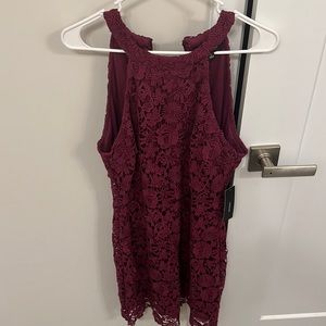 Lulu deep red/magenta dress, brand new still tagged. Size large